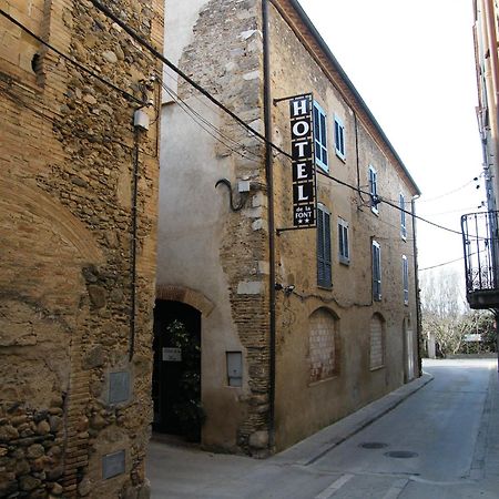 Hotel De La Font Peralada Exterior foto